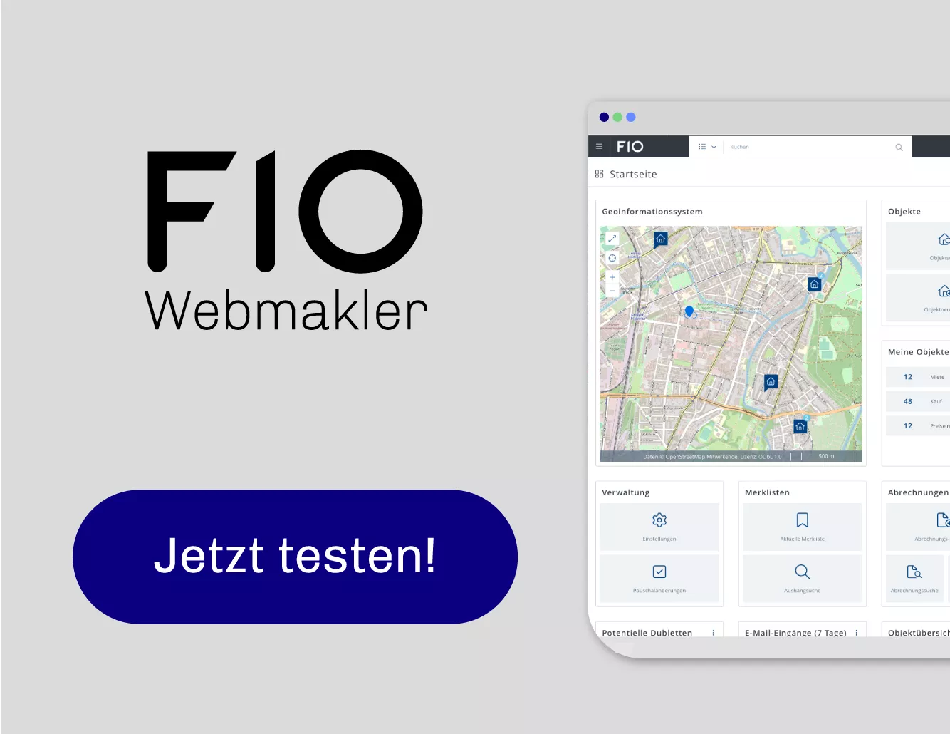 FIO Webmakler - Jetzt kostenfrei testen