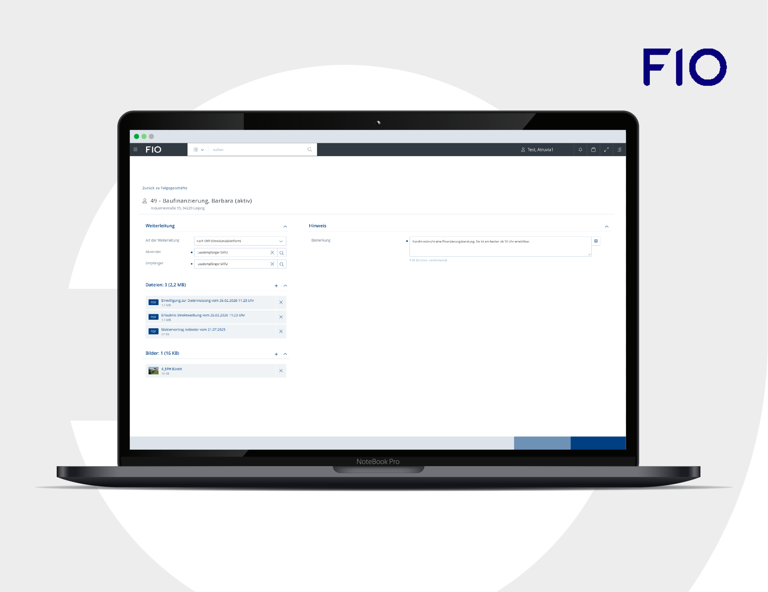 Feature im Fokus: Finanzierungsschnittstellen im FIO Webmakler
