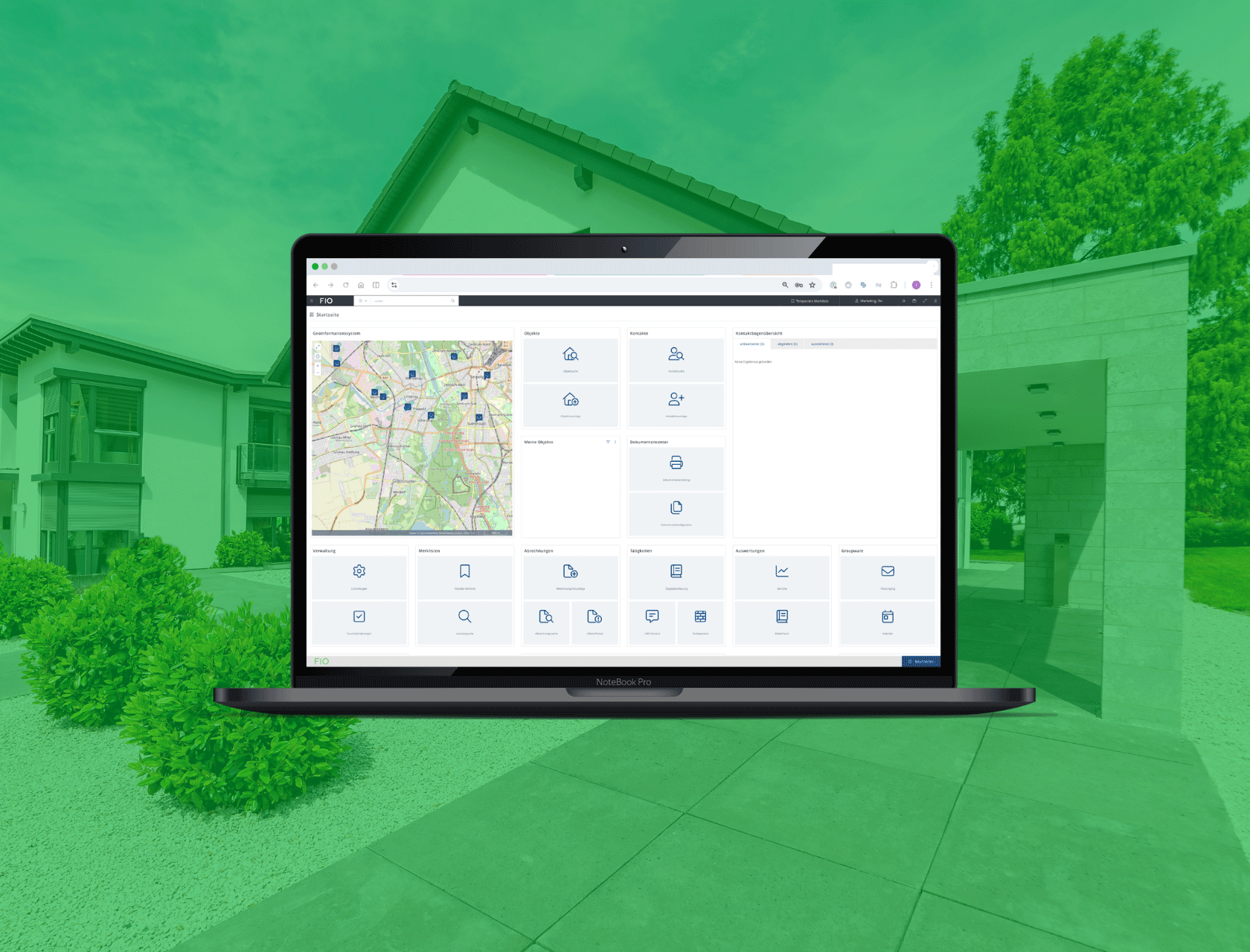 Maklersoftware für Immobilienvermarktung